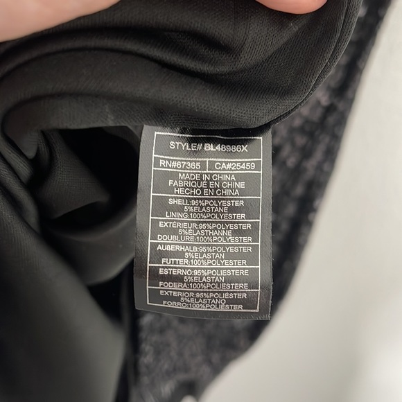 BB Dakota by Steve Madden Hit The Lights Black Sequin Mini Dress - Picture 13 of 14